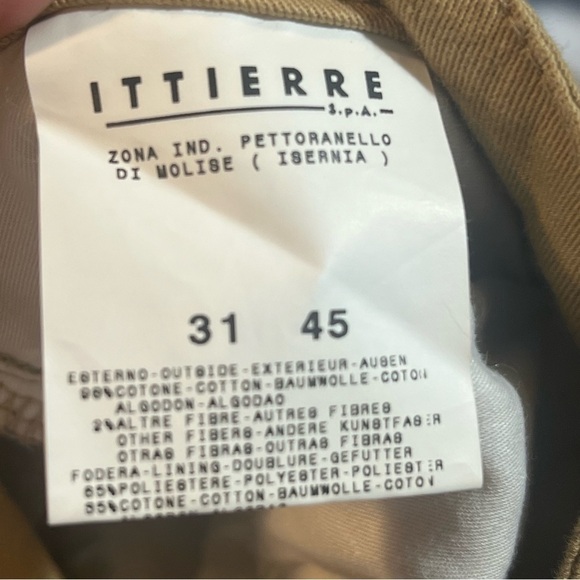 Dolce & Gabbana D&G Womens Straight Leg Pants Waist US 29 Tan Khaki Excellent - Picture 9 of 9